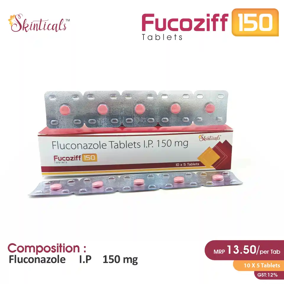 Fluconazole 150mg Tablet at Best Price in PCD Pharma Franchise for Antifungal and Fungal Infection Treatment.